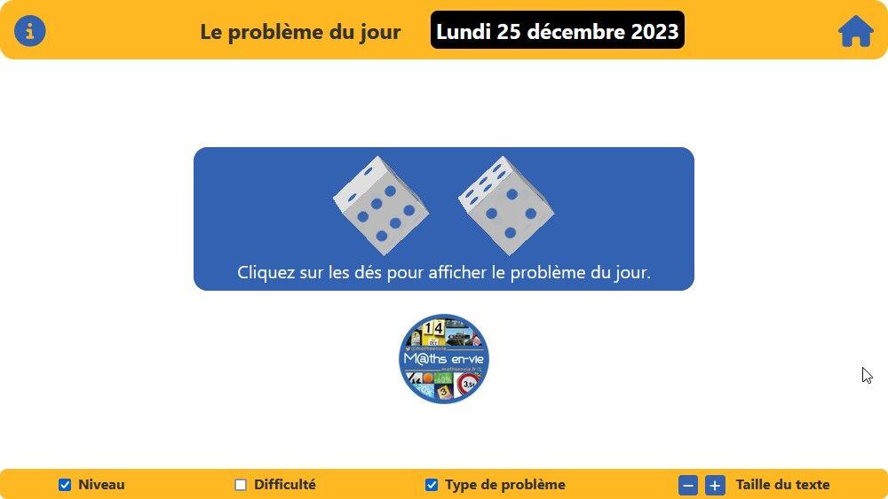 Capture d'écran de l'application Rituels de problèmes